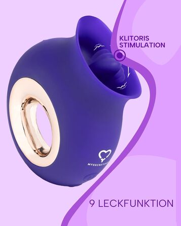 Вібратор для клітора MySecretCase з 9 режимів, USB, для жінок та пар