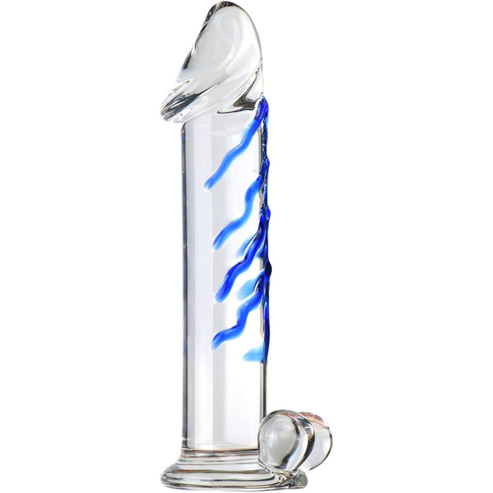 Скляний анальний плагін Hrekssi для стимуляції G-точки та аногеального масажу, для жінок та чоловіків