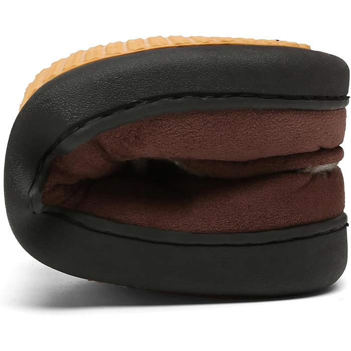 Жіночі домашні капці Mishansha з ефектом пам'яті (Memory Foam), протиковзкі, розмір 37 EU, колір кавовий