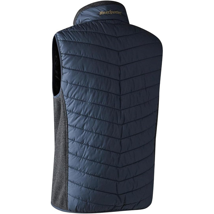 Стеганий жилет Deerhunter Moor W. Knit Brown-Blatt M Blau для полювання та активного відпочинку