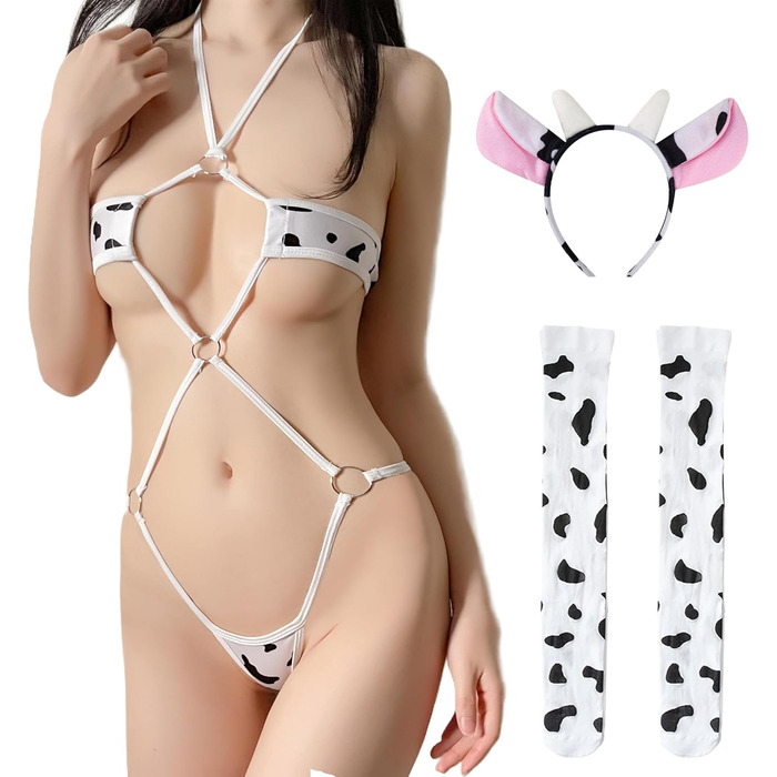 Костюм для косплею JasmyGirls: жіноча білизна в стилі аніме з принтом 