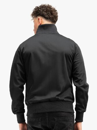 Чоловіча спортивна куртка Lonsdale Slim Fit, поліестер, чорно-червона, розмір XS