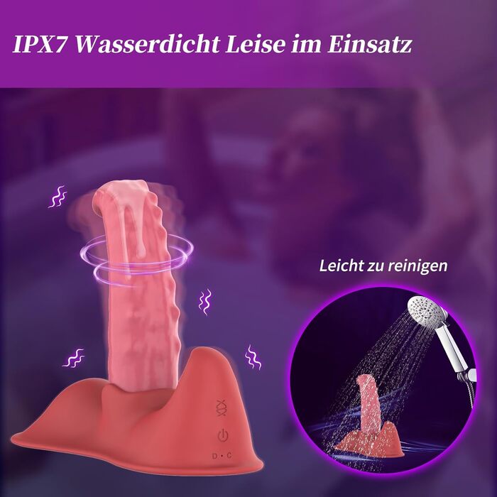 Вібратор-монстр для жінок: 10 режимів, анальний, кліторальний, G-точка, дистанційне керування