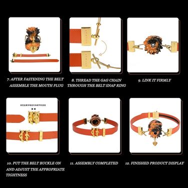 Набір BDSM Guspiun Luxus: Мундштук, Кляп, Набір для Бондажу з Силікону, Іграшки для Сексу, Чорний