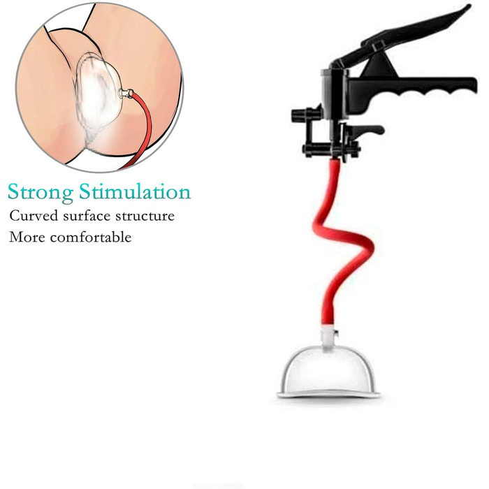 Вагінальна вакуумна помпа HXLXW для дорослих: помпа для стимуляції, SM-іграшка для жінок та пар