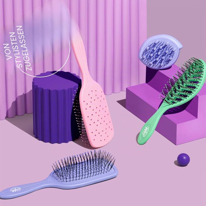 Щітка для волосся Wet Brush Go Green Detangler — екологічна розплутувальна щітка з м'якими щетинками IntelliFlex, сіра