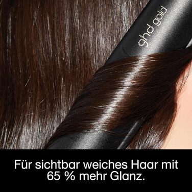 Випрямляч для волосся ghd gold Glätteisen: багатофункціональний стайлер для гладкого та шовковистого ефекту Anti-Frizz, чорний