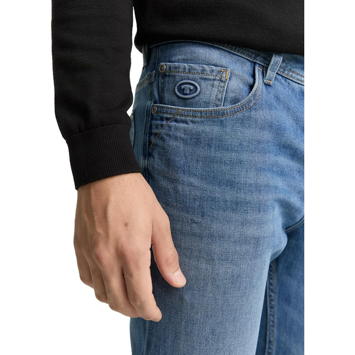 Чоловічі джинси Tom Tailor Josh Regular Slim Fit, стрейч, колір Stone Blue Denim, 36W / 30L