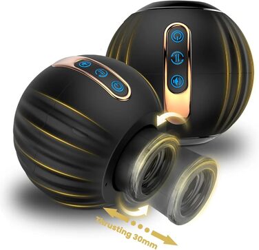 Електричний мастурбатор-чаша YcsLust з 8 режимами ротації та функцією імпульсу, 3D вагіна, для чоловіків, силіконовий секс-іграшка