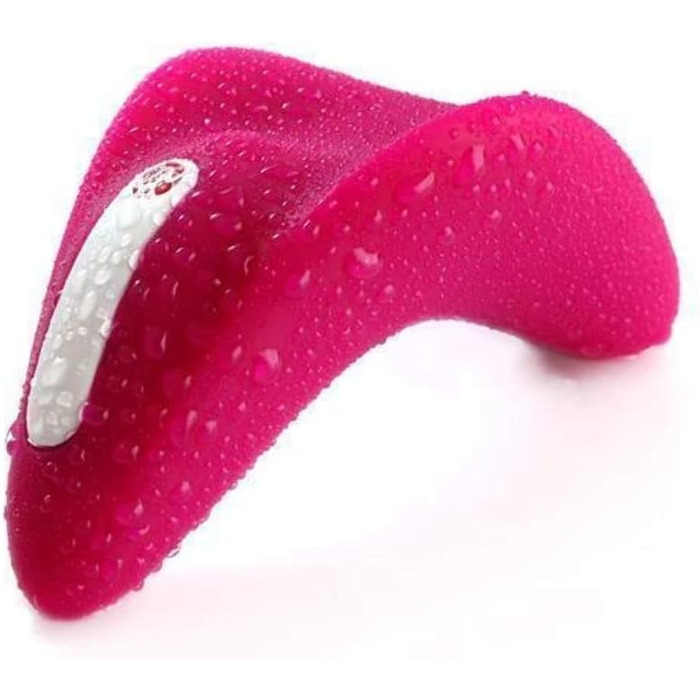 Вібратор Nomi Tang Better Than Chocolate 2 - водостійкий, безшумний, з силікону, з сенсорним слайдером, акумуляторний, червоно-фіолетовий