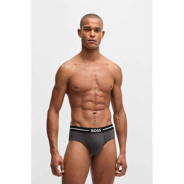 Слідки чоловічі BOSS HipBr 3P Bold Design з логотипом, бавовна, розмір L (980)