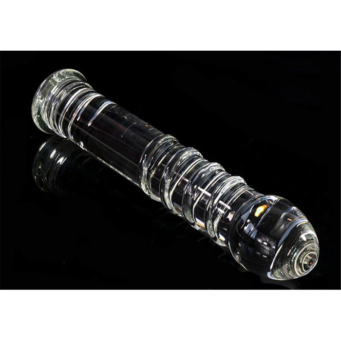 Скляний анальний дildo OnundOn - анальний плагін, 25.5 * 5 см