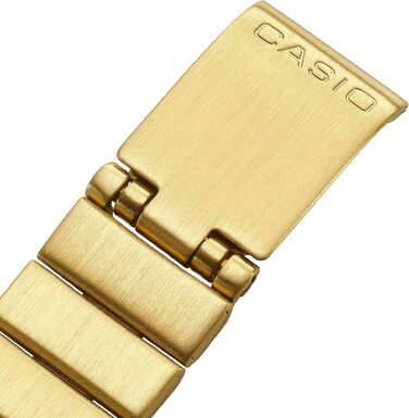 Жіночий наручний годинник Casio Vintage Digital LA670WGA-9DF, кварцовий, золотистий сталевий браслет