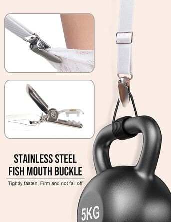 Комплект спідньої білизни Comeondear з ремінцями: 4 кліпси, великі розміри XL-XXL. Прозорий мереживний стрінг, широкі лямки, стріп-гуртel.