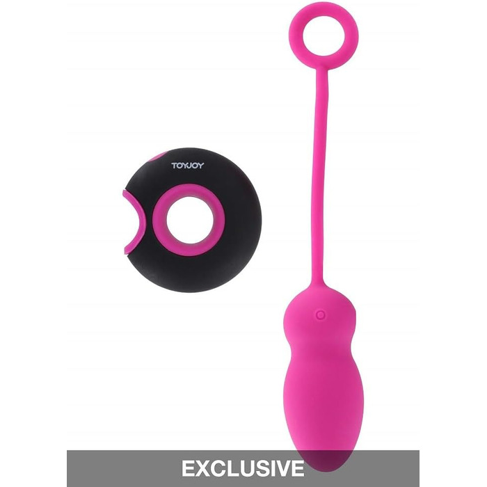 Toyjoy Caresse Embrace II: Вібраційний яйцеподібний масажер з дистанційним керуванням, фіолетовий (1 шт.)