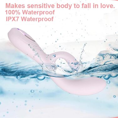 Вібратор для жінок та пар Sexspielzeug Rabbit, рожевий, 12 режимів, силікон