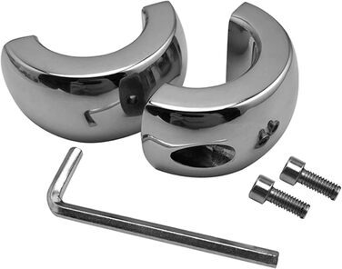 Металевий кільце для яєчок Hrekssi з магнітом, 30 мм - для контролю еякуляції, SM, сталевий