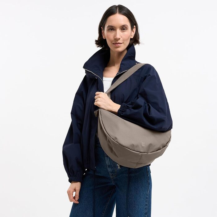 Водонепроникна сумка-кросбоді GOT BAG Moon Bag у формі півмісяця, великий розмір (Seal Monochrome, Large)