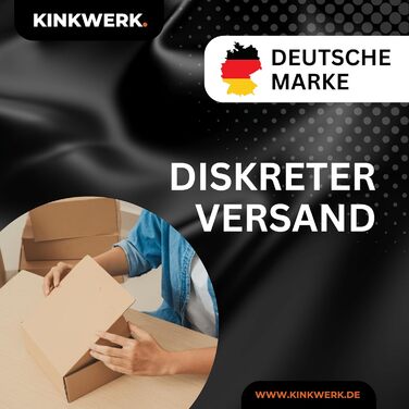 Анальний плаг KINKWERK з м'якого силікону | Преміум якість, XL | Для початківців та досвідчених | Зручний у догляді