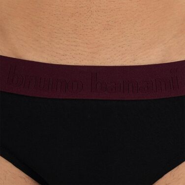 Труси чоловічі Bruno Banani 4 шт. Flowing - бавовна (XXL, чорний/темно-червоний)