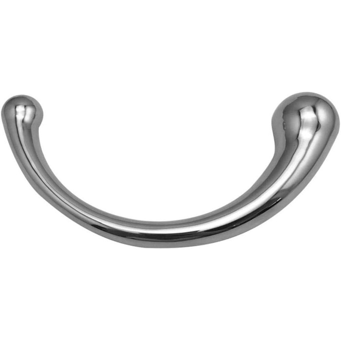 Анальний плагін з подвійним наконечником з нержавіючої сталі - масажер простати для жінок та чоловіків