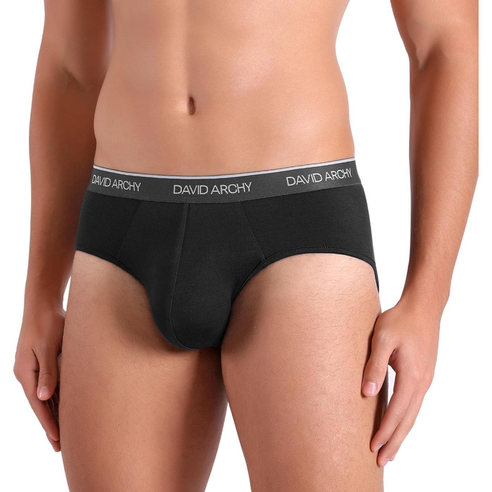 Слип чоловічий DAVID ARCHY з бамбука (XXL, 7 шт., багато кольорів) - м'яка підгузка без етикетки