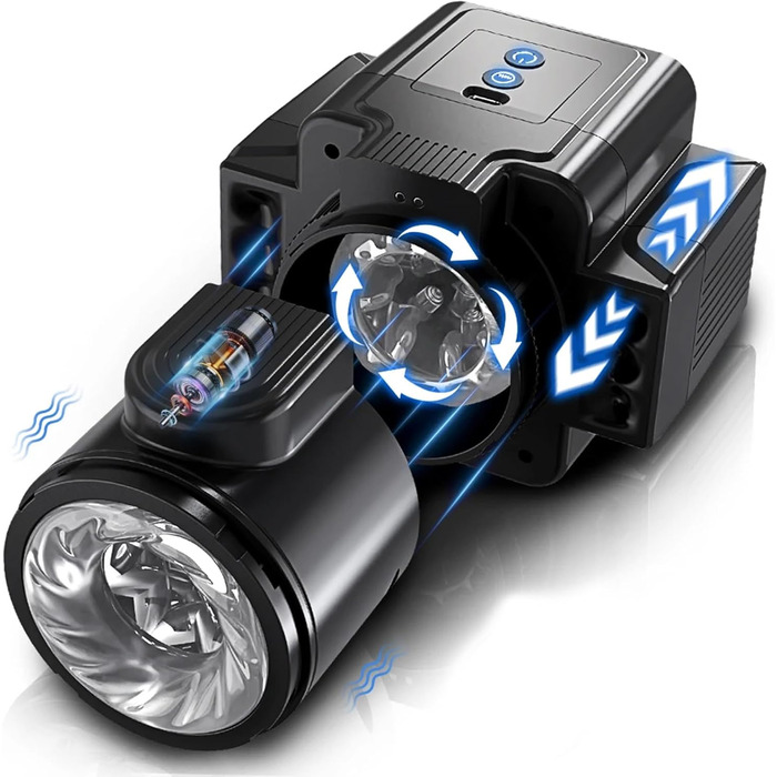 Електричний мастурбатор для чоловіків з 7 телескопічними та обертовими функціями, 7 режимів вібрації, компактний мастурбатор для соло-ігри