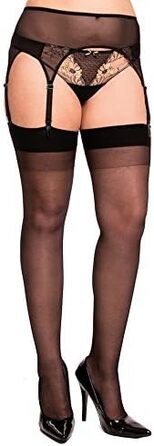 Корсет-гольф GLAMORY для жінок, великі розміри 4XL, чорний (1 шт.)