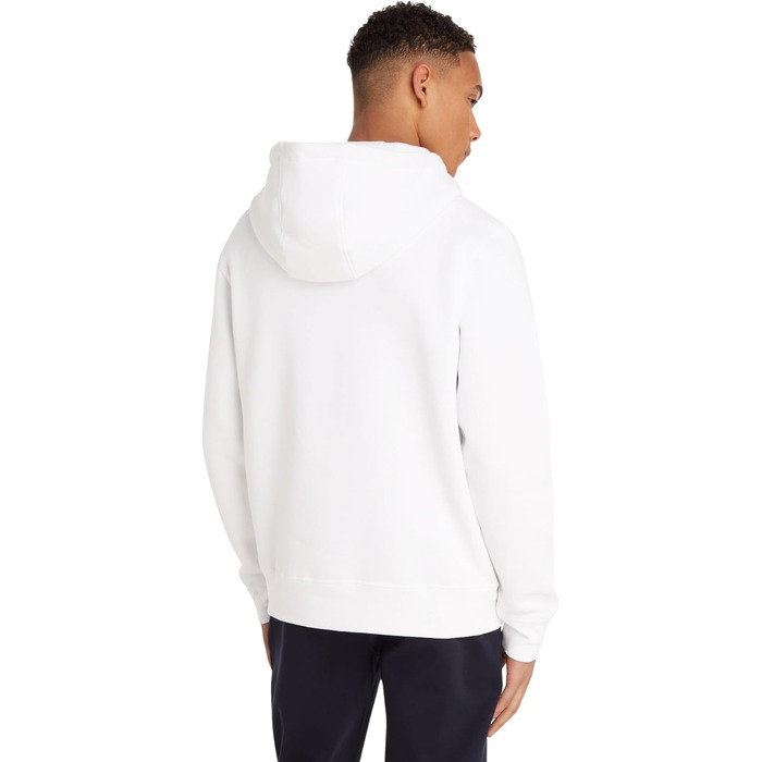 Чоловічий худі Tommy Hilfiger з капюшоном та логотипом Tommy, білий, розмір L