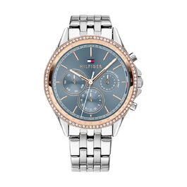 Жіночий кварцовий годинник Tommy Hilfiger з багатофункціональним циферблатом та сталевим браслетом (золотий/сріблястий)