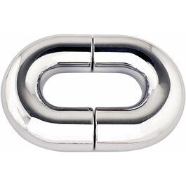 Сталевий магнітний кільце для пеніса, сталевий кок-рінг, кільце для яєчок, чоловічий металевий аксесуар для БДСМ, іграшка для сексуального рабства, розтягування, CBT, SM.