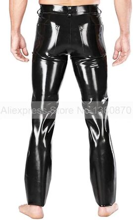 Шорти з латексу для чоловіків GAYLOP: фетиш-костюм, чорний, XL, XXXL, ручної роботи, з кишенями