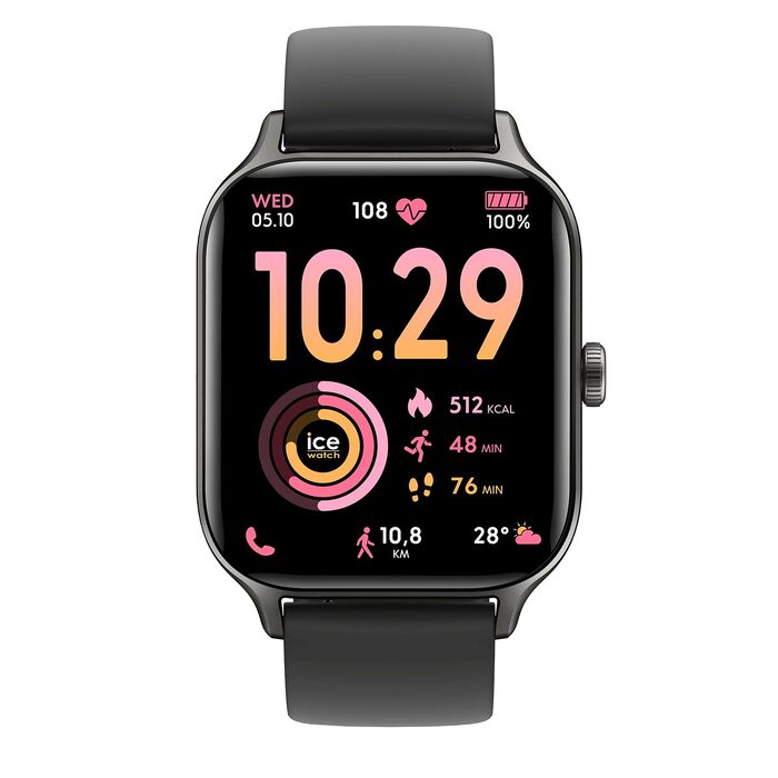 Смарт-годинник Ice-Watch Ice Fit RT 3.0 Nude для жінок, силіконовий ремінець, дисплей 1.75