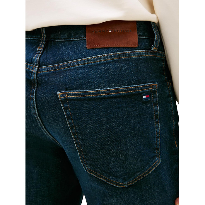 Чоловічі джинси Tommy Hilfiger Denton Straight Jasper Indigo (сині), прямий крій, розмір 36W/32L
