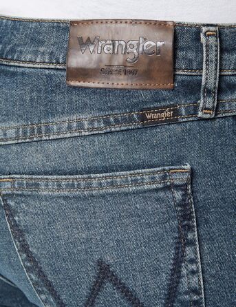 Чоловічі джинси Wrangler Regular Fit, середня посадка, чорні (W31 L34, River)