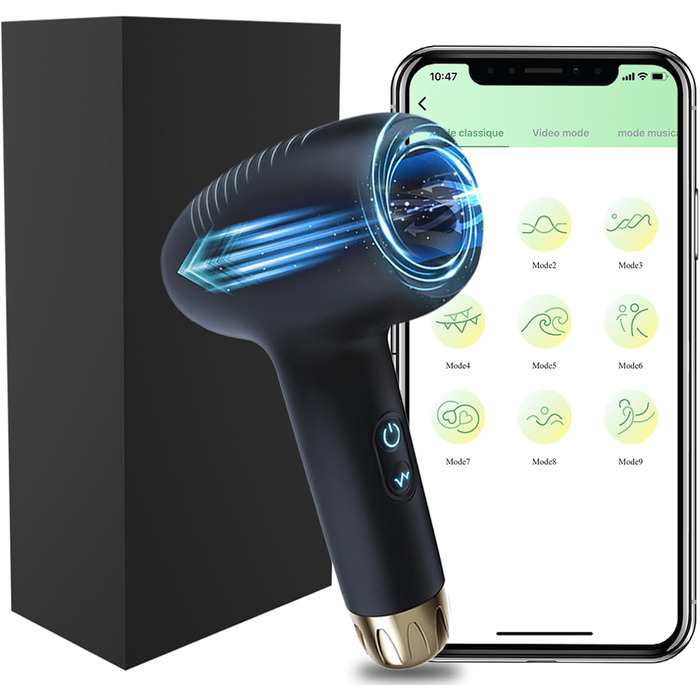 Масажер для чоловіків з 10 режимами вібрації, стимулятор статевого члена, автоматичний статевий масажер з керуванням через додаток, сексуальна іграшка для чоловіків та пар