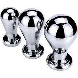 Металевий анальний плагін KucooN Extra Groß (M) - анальний плагін, масажер простати, G-точка, для чоловіків та жінок