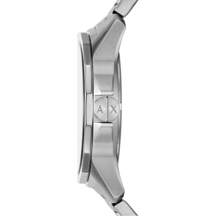 Чоловічий кварцовий годинник Armani Exchange з багатофункціональним циферблатом, сталевий браслет, 44 мм (Silver Tone And Grunge)