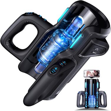 Електричний мастурбатор для чоловіків: чаша з 10 функцій, телескопічний, масажний, портативний