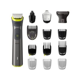 Тример Philips Multigroom 7000 MG7962/30 19-в-1 для чоловіків: універсальний набір для обличчя, волосся та тіла, самозаточувані леза, 26 налаштувань довжини (0,5-20 мм)