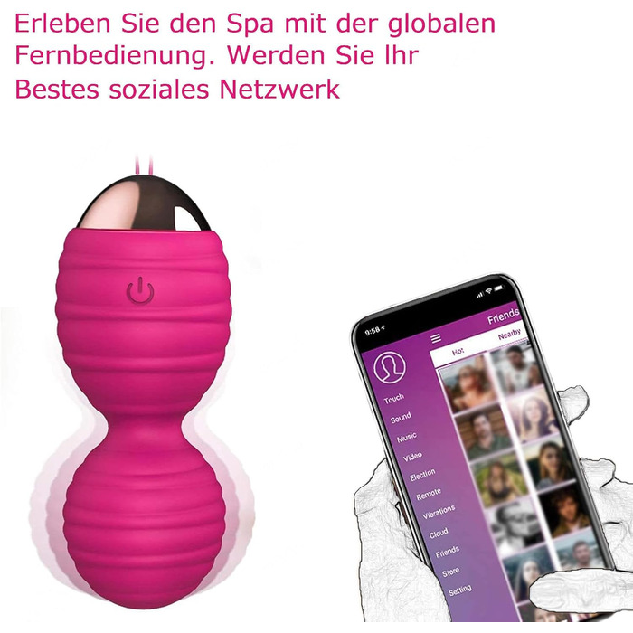 Вібратор з дистанційним керуванням та керуванням через додаток, 12 режимів вібрації, стимулятор G-точки та клітора, портативний анальний дилда для жінок та пар