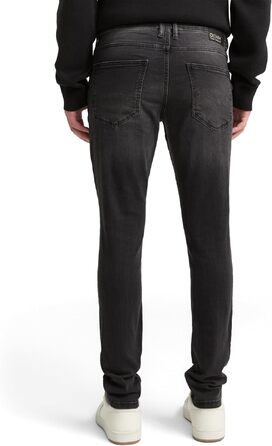 Чоловічі джинси skinny Tom Tailor Culver Denim, колір Dark Stone Black, розмір 36W/32L
