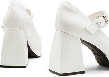 Жіночі туфлі Mary Jane Dream Pairs, білі, екошкіра (PU), розмір 38.5 EU