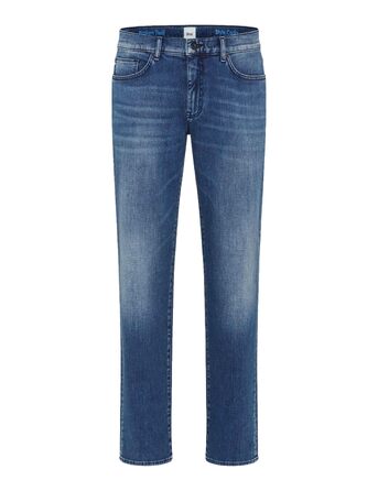 Чоловічі прямі джинси BRAX Cadiz Premium Flex, темно-сині (Blue Vintage Wash), 32W/34L