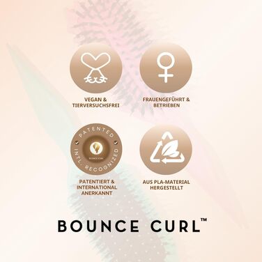 Щітка для визначення та підйому кучерів Bounce Curl Define EdgeLift (бірюзова/рожева)