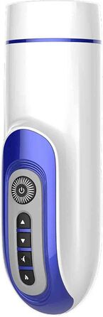 Масажер для чоловіків з 7 режимами вібрації та підігрівом - 3D силікон, автоматичний стимулятор пеніса