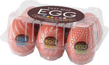 Масажер для тіла Tenga Stronger Package (6 шт.), Колір: Коричневий, 7 см