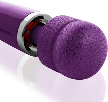 Масажер-вібратор для жінок 'BuyAndFeelGood' Magic Wand - 20 швидкостей, з сумкою, фіолетовий