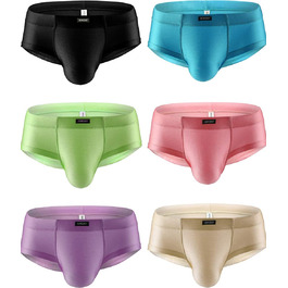 Сліпери чоловічі iKingsky Cheeky Slips (6 шт.) - сексуальна білизна з виділеним вигином, підтягуюча білизна для чоловіків