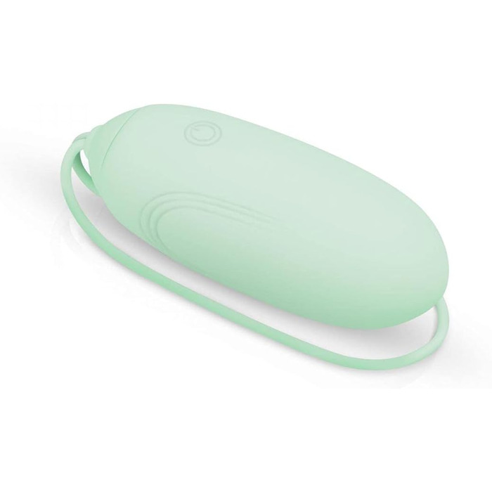 Вібраційний масажер LUV EGG з пультом дистанційного керування - для пар та новачків. 10 режимів, водонепроникний, перезаряджається, зелено-блакитний